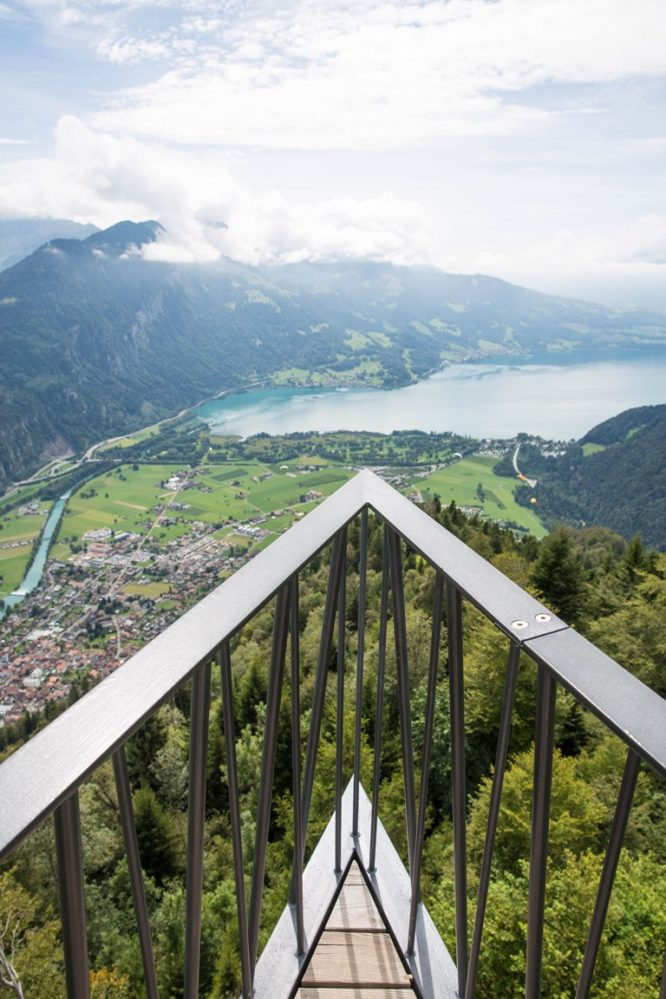 Aussicht Harder Kulm Schweiz